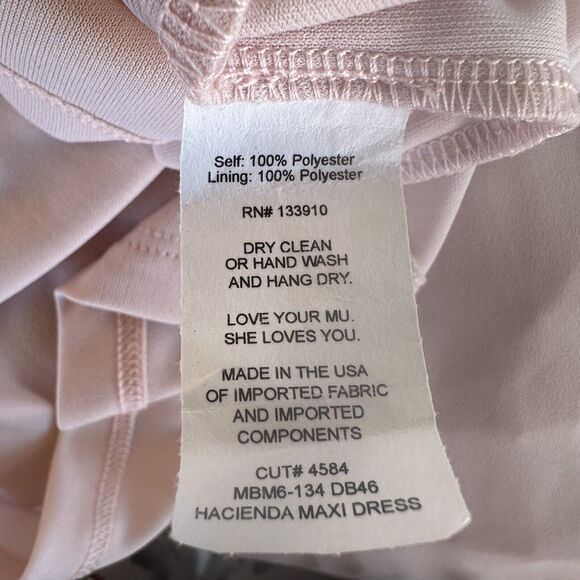 Show Me Your Mumu Hacienda Maxi Dress Small Blush Pink Small - Picture 8 of 8
